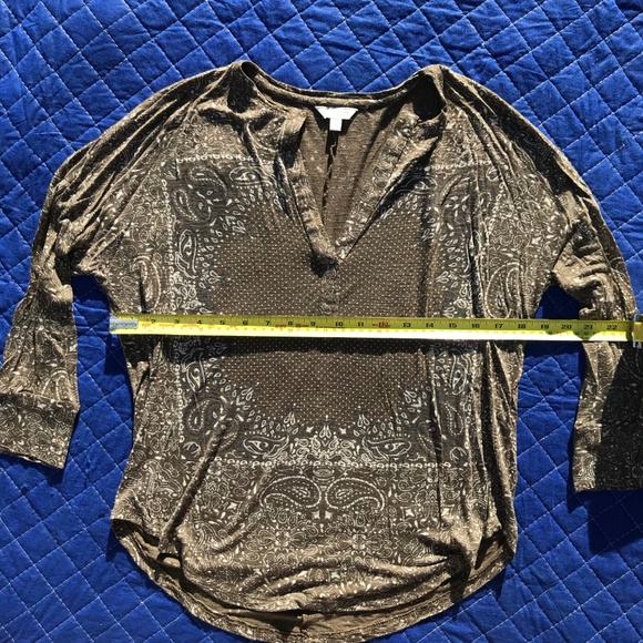 Lucky 2 for $10 Printed Henley - Picture 7 of 8